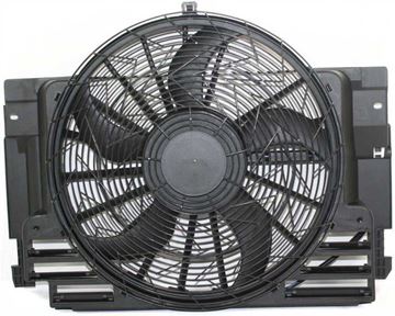 BMW Cooling Fan Assembly-Single fan, A/C Condenser Fan | Replacement REPB190904