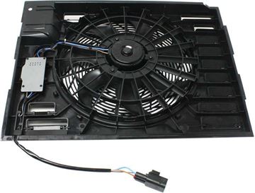 BMW Cooling Fan Assembly-Single fan, A/C Condenser Fan | Replacement REPB190906