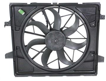 Dodge, Jeep Cooling Fan Assembly-Single fan, Radiator Fan | Replacement REPD160913