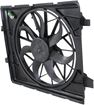 Dodge, Jeep Cooling Fan Assembly-Single fan, Radiator Fan | Replacement REPD160913