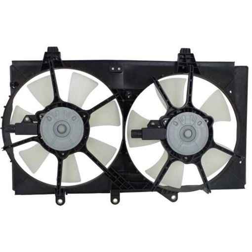 Plymouth, Dodge, Chrysler Center Cooling Fan Assembly-Dual fan, Radiator Fan | Replacement REPD160916