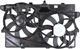 Lincoln, Ford Cooling Fan Assembly, Edge 07-14/Mkx 07-15 Radiator Fan Assembly, Dual, (Exc. 2.0L Eng.), W/O Towing Pkg | Replacement REPF160902