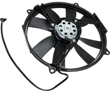 Mercedes Benz Passenger Side Cooling Fan Assembly-Single fan, A/C Condenser Fan | Replacement REPM160909