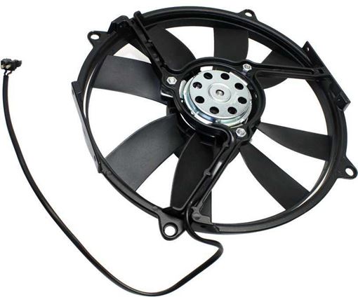 Mercedes Benz Passenger Side Cooling Fan Assembly-Single fan, A/C Condenser Fan | Replacement REPM160909