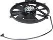 Mercedes Benz Passenger Side Cooling Fan Assembly-Single fan, A/C Condenser Fan | Replacement REPM160909