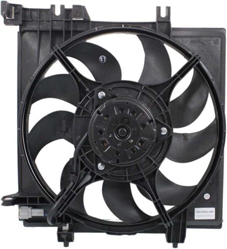 TYC 610550 Subaru Replacement Condenser Cooling Fan Assembly 