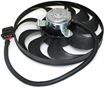 Audi, Volkswagen Passenger Side Cooling Fan Assembly-Single fan, A/C Condenser Fan | Replacement REPV160501