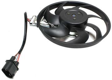 Audi, Porsche, Volkswagen Driver Side Cooling Fan Assembly-Single fan, A/C Condenser Fan | Replacement REPV160903