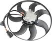 Volkswagen Driver Side Cooling Fan Assembly-Single fan, Radiator Fan | Replacement REPV160920