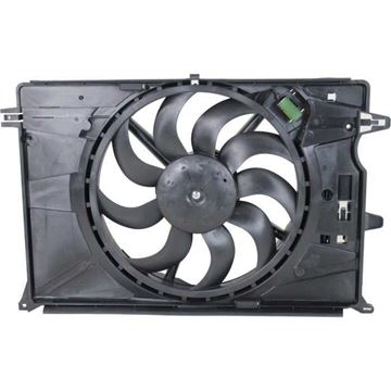 Fiat, Jeep Cooling Fan Assembly-Single fan, Radiator Fan | Replacement RJ16090001