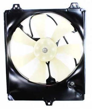 Toyota Passenger Side Cooling Fan Assembly-Single fan, A/C Condenser Fan | Replacement T160904