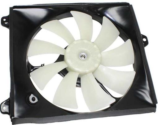 Toyota, Lexus Passenger Side Cooling Fan Assembly-Single fan, A/C Condenser Fan | Replacement T160908