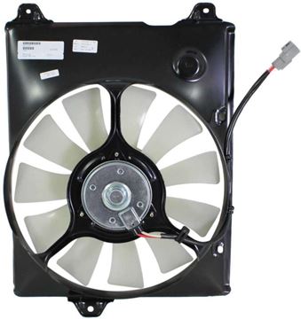 Toyota Passenger Side Cooling Fan Assembly-Single fan, A/C Condenser Fan | Replacement T160921