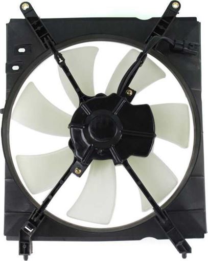 Toyota Passenger Side Cooling Fan Assembly-Single fan, A/C Condenser Fan | Replacement T160923