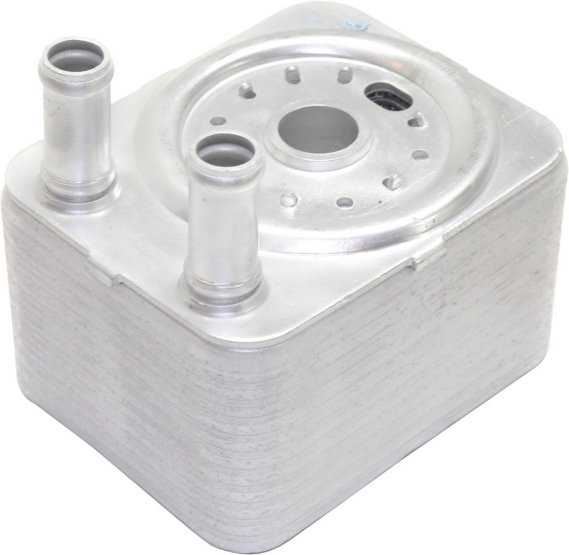 Audi, Volkswagen Oil CoolerFactory Finish, Aluminum, Engine Oil Cooler