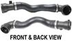 BMW Upper Radiator Hose Replacement-Black | Replacement REPB501502