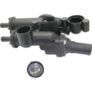 Chrysler, Jeep, Dodge Thermostat Housing-Black, Plastic | Replacement RJ31960001