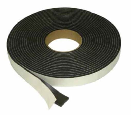 1" Foam Tape Seal on Paper for Truck Cap, Topper, 30' Roll | CTP100, TP100B