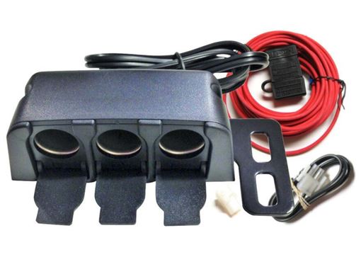 Leer Triple 12V Power Outlet & Wiring Harness Kit | ATC AV95-025, ATC AP-HRN-283