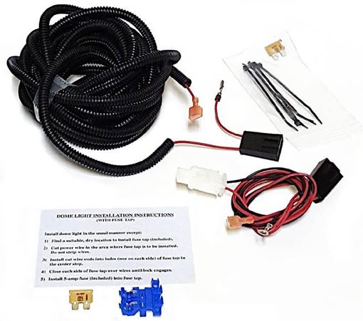 2 Prong Third Brake Light Wiring Harness - E Kit, Truck Cap Topper | ATC C90-806