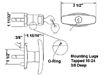 Statewide Matching Set T-Handle Locks, Heavy Duty, Truck Cap Topper, T323-2