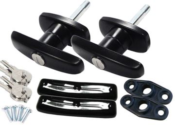 Statewide Matching Set T-Handle Locks, Heavy Duty, Truck Cap Topper, T323-2