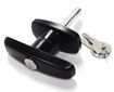 Statewide Heavy Duty T-Handle Lock, Clockwise Turn, Truck Cap Topper, T-323