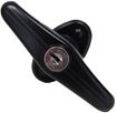 Black Rivet Mount Counter Clockwise T-Handle Lock, Truck Cap Topper, T303L