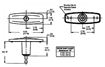 Tonneau Cover Counter Clockwise Pop-Up T-Handle Lock Kit | TriMark TM13946-01L