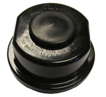 Turbo Lube Hub Replacement Cap with Center Plug , Dexter 48399GA