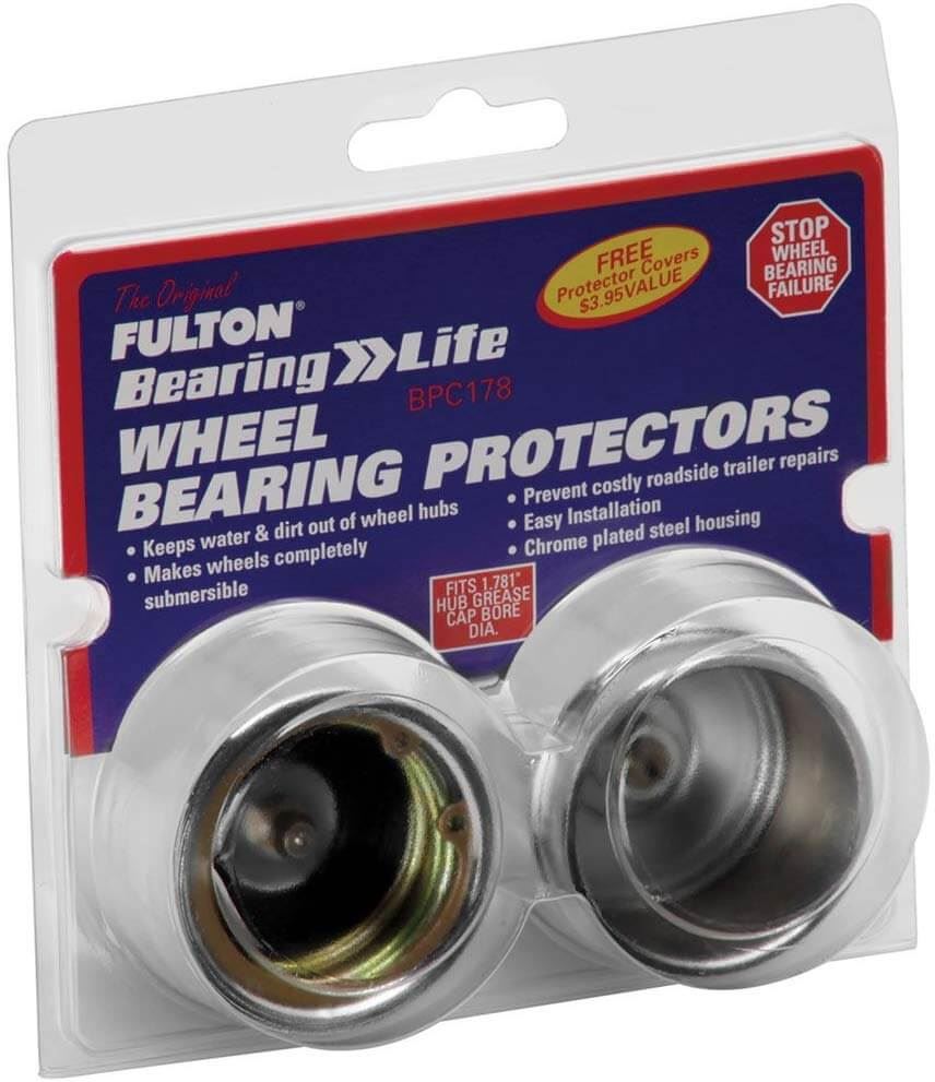 Fulton Trailer Wheel Bearing Protectors with Cover, Pair, 13/4", BPC1780604