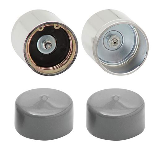 Fulton Trailer Wheel Bearing Protectors with Cover, Pair, 2", BPC1980604