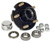 5 Bolt Trailer Hub Kit for 1-3/8" to 1-1/16" Spindle, Tapped, 1-1000-04-01