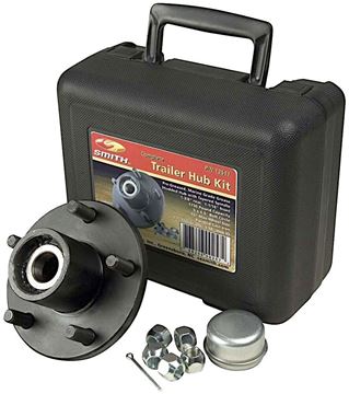 5 Bolt Trailer Hub Kit for 1" Spindle, 1250 lbs Capacity, CE Smith 13210