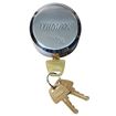 Solid Steel "Hockey Puck" Internal Shackle Trailer Lock, Trimax THPXL