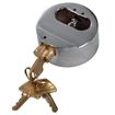 Solid Steel "Hockey Puck" Internal Shackle Trailer Lock, Trimax THPXL