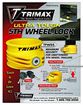 Trailer Ultra Tough 5th Wheel Lock, Yellow, Trimax TFW55