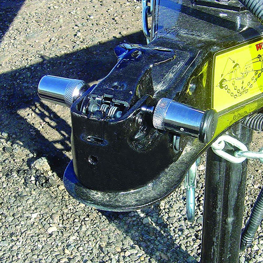 Trailer Stainless Steel Coupler Lock up to 31/2" Span Trimax SXTC3