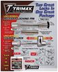 Trailer Universal Receiver & Coupler Lock Keyed Alike Set, Trimax TM3123