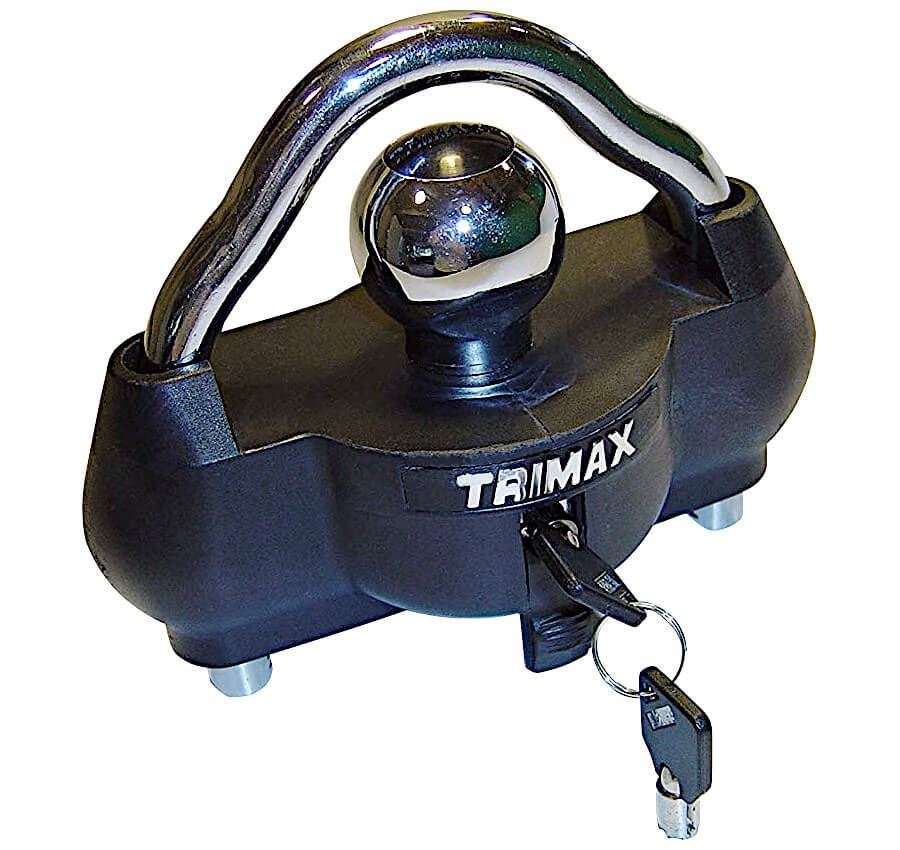 Trailer Universal Hardened Steel Dual Purpose Coupler Lock Trimax UMAX100