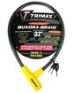 Trimaflex Integrated Keyed Cable Lock 32" x 15mm, Trimax TQ1532