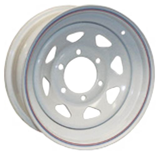 12" Wheel 4 Hole Galvanized Spoked