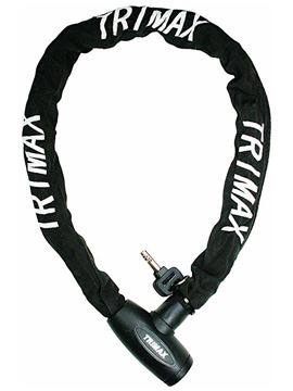Integrated Lock & Superchain, 36" x 8mm Links, Trimax THEX836