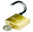 Marine Grade 1.25" Solid Brass Padlock, Hardened Shackle, Trimax TPB75