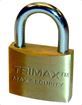 Marine Grade 2.4" Solid Brass Padlock, Hardened Shackle, Trimax TPB1137