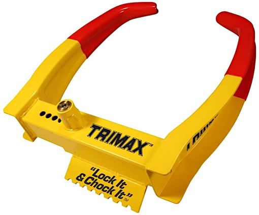 Deluxe Universal Chock Lock Dual Action Wheel Lock, Trimax TCL75