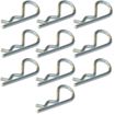 Steel Cotter Hair Pin 0.1" x 1.6" 10 Pack, Pivot Point HAIR-5