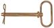 Trailer Hitch Pin 1" x 6-1/4" & Cotter Pin, Buyers 66125