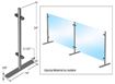 Round Portable Partition Center Post 24” x 1”, CRL PP24C