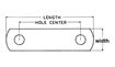 C.E. Smith 20018G Frame Strap, 4 in x 1 in, Hot Dipped Galvanized